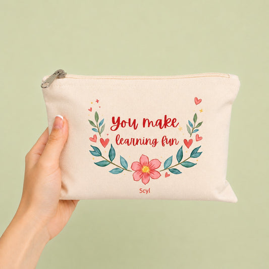 You Make Learning Fun Pouch